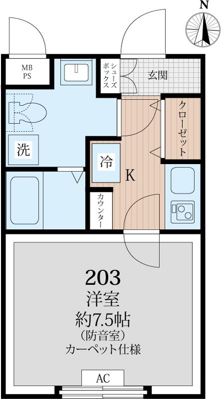 ラシクラス西落合 間取り