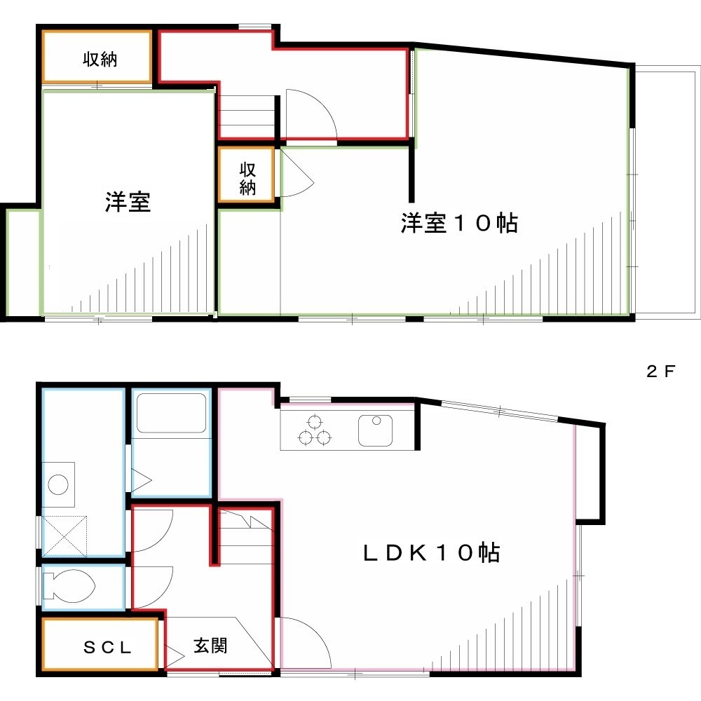 山下様貸家 間取り
