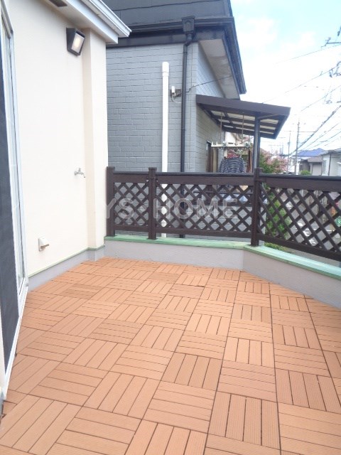 松庵一丁目戸建 ベランダ