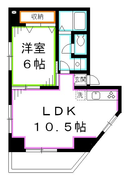 サンパレス三鷹台 間取り