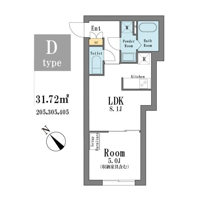 LEGALAND荻窪ANNEX 間取り