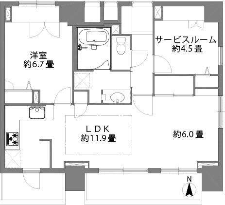 ルピナス国立ステーションスクエア 間取り