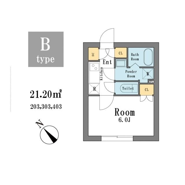 LEGALAND荻窪ANNEX 間取り