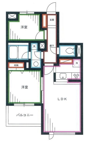 アプリーレ南荻窪 間取り