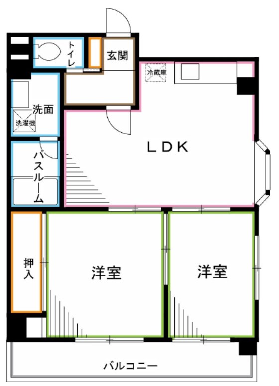 コスモ杉並 間取り