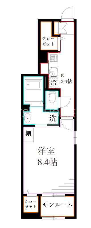 イリゼ府中   間取り