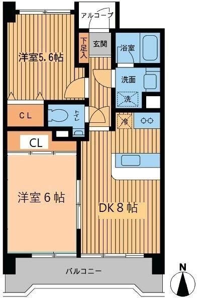 プライムアーバン武蔵野ヒルズA棟 間取り