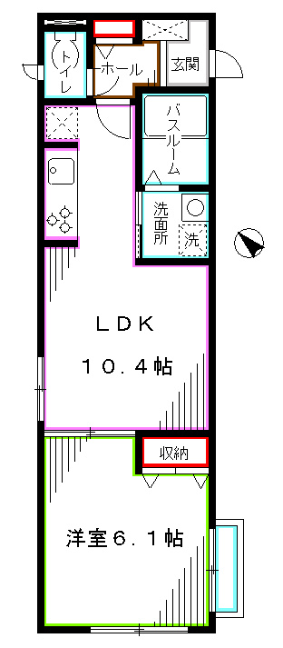 アーバングレイス西荻 間取り
