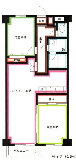 吉祥寺北町ハイム  間取り