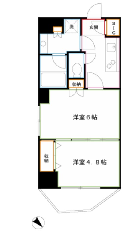ベルジュール武蔵野中町 間取り