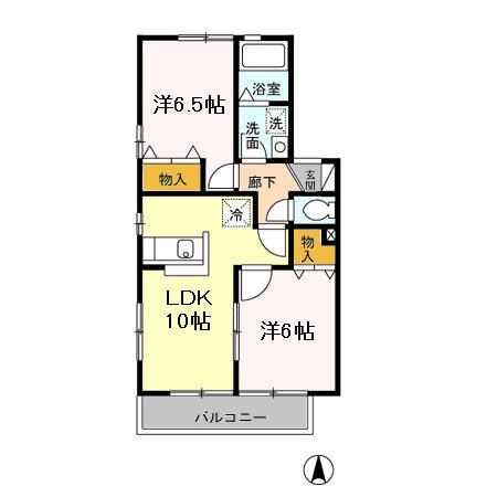 ペニーレーンＡ 間取り図