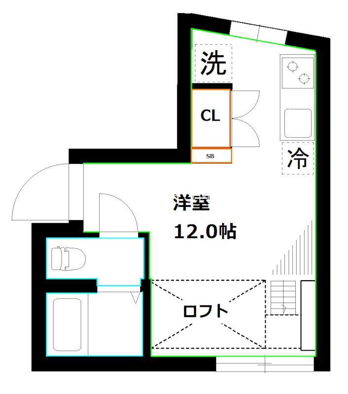 GREEN TERRACE KICHIJOJI   間取り