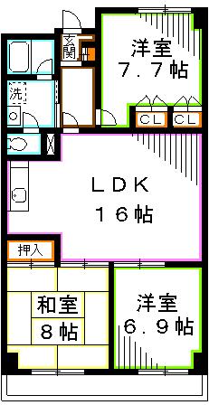 三鷹ロイヤルハイツ 間取り
