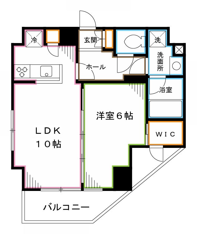 カスタリア中野 間取り