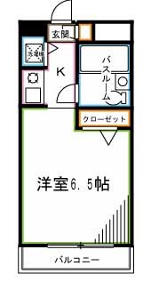 大裕ハイツ 間取り図