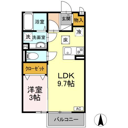 サンクレア Ⅰ Ⅱ Ⅲ Ⅰ 間取り