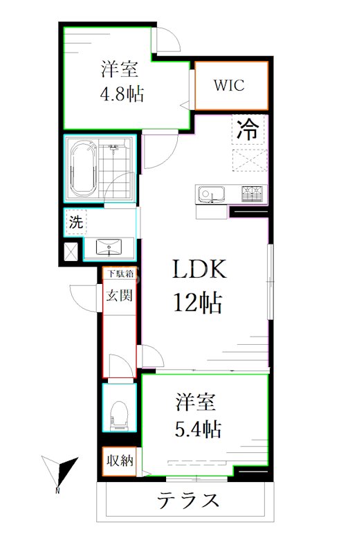 D-PRECIOUS深大寺東町 間取り