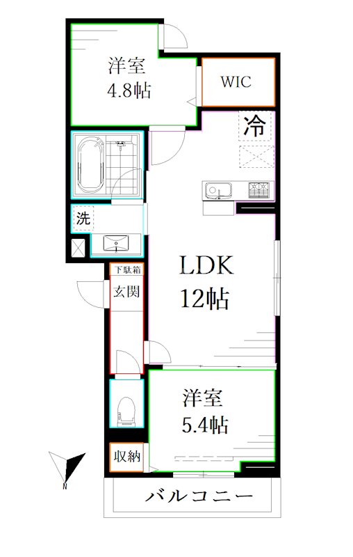 D-PRECIOUS深大寺東町 間取り