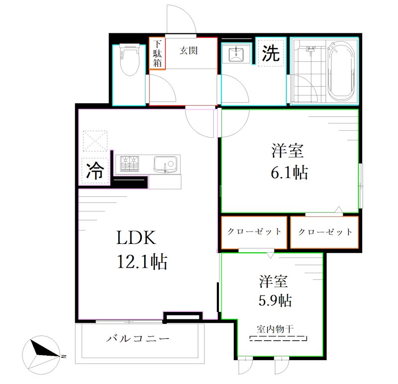 D-PRECIOUS深大寺東町 間取り