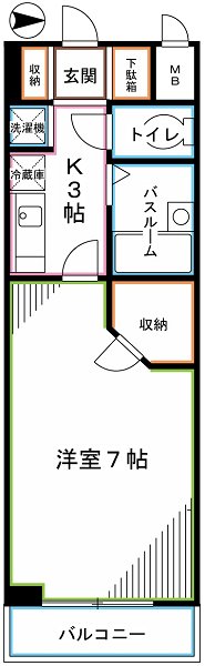ビイルーム小金井  間取り