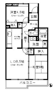 コーポレート小金井梶野通り7号棟 間取り