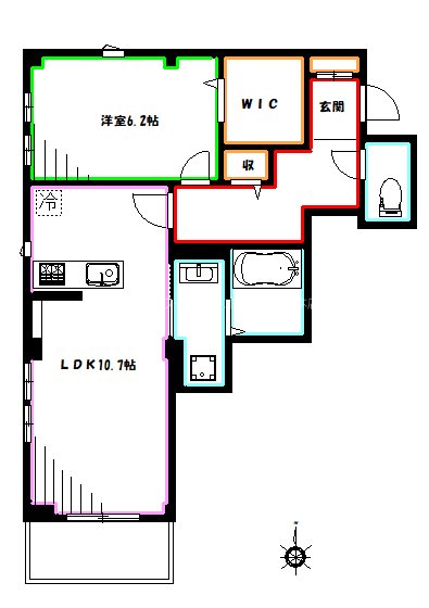 カーサ・ファミリオ 間取り