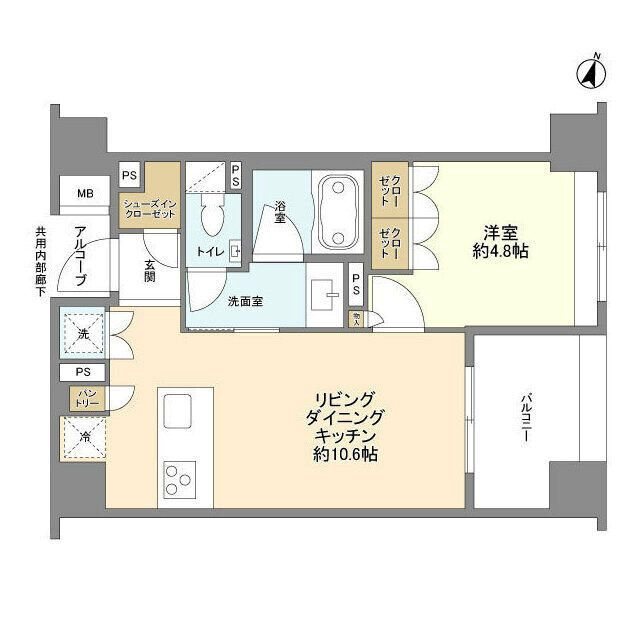 クオリア荻窪 間取り図