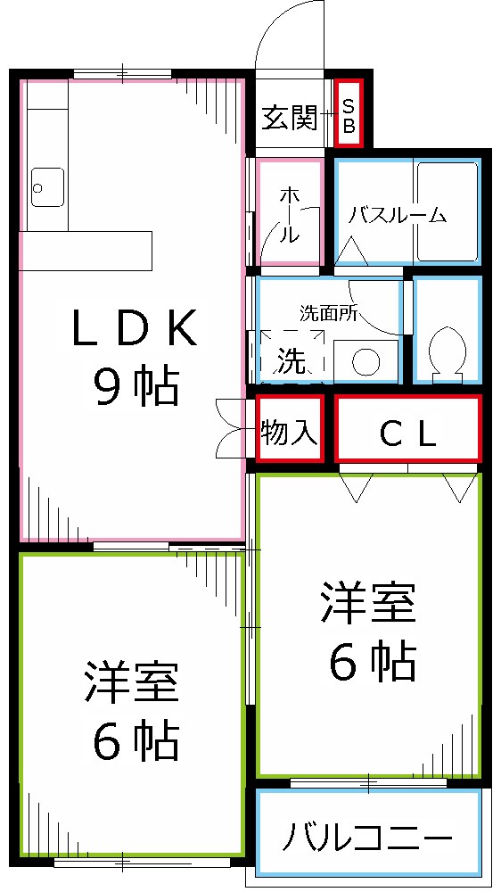 ストークマンション新藤 間取り
