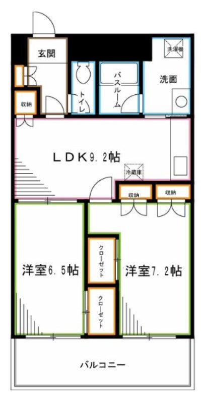 ディフロイデェ 間取り