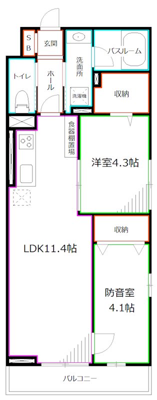 Ｌｉｂｅｒｔｅ井草 間取り
