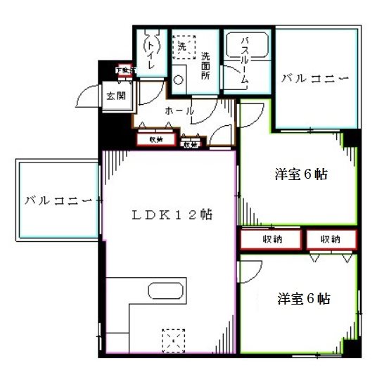 スカイハイツゆうな 間取り