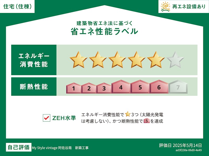 東京都杉並区阿佐谷南３丁目 省エネ性能ラベル