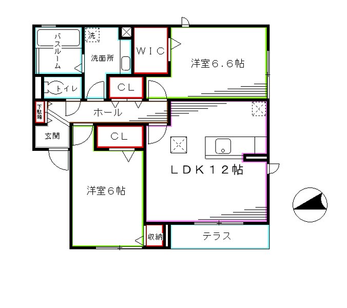 アンダンテ  間取り