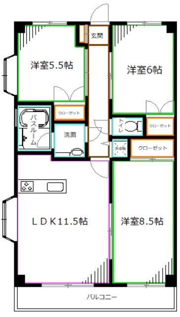 べルフォーレ白鷺 間取り