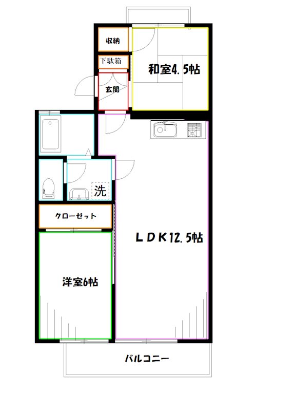 フォーレストヒルズⅠ 間取り