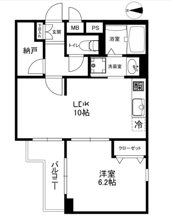 フォルテ中野坂上 間取り