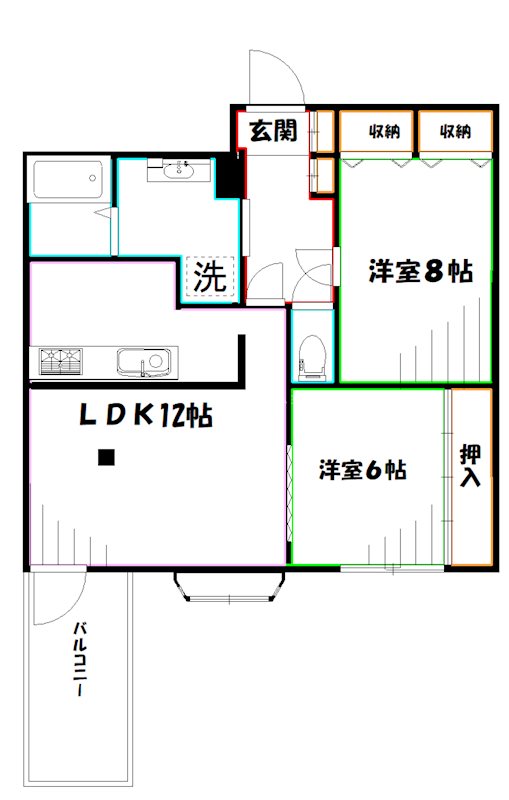 FLEUR MAISON TAMURA 間取り