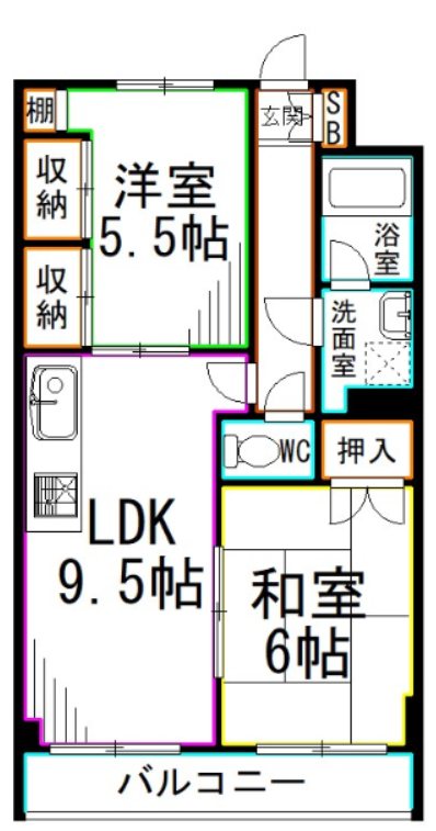 パル高千穂 間取り