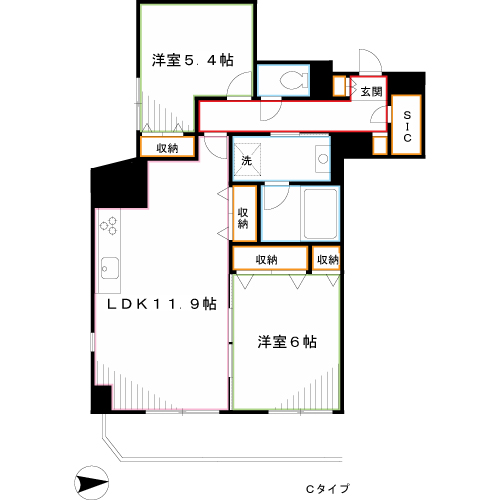 シャルマン三鷹 間取り