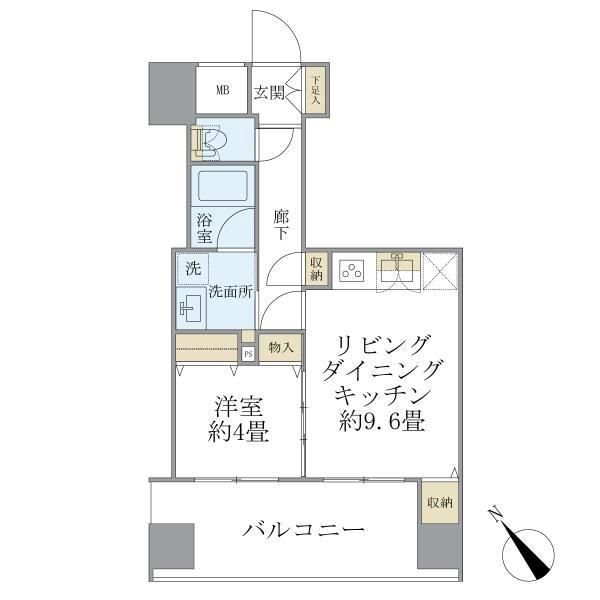 エミリブ東長崎 間取り