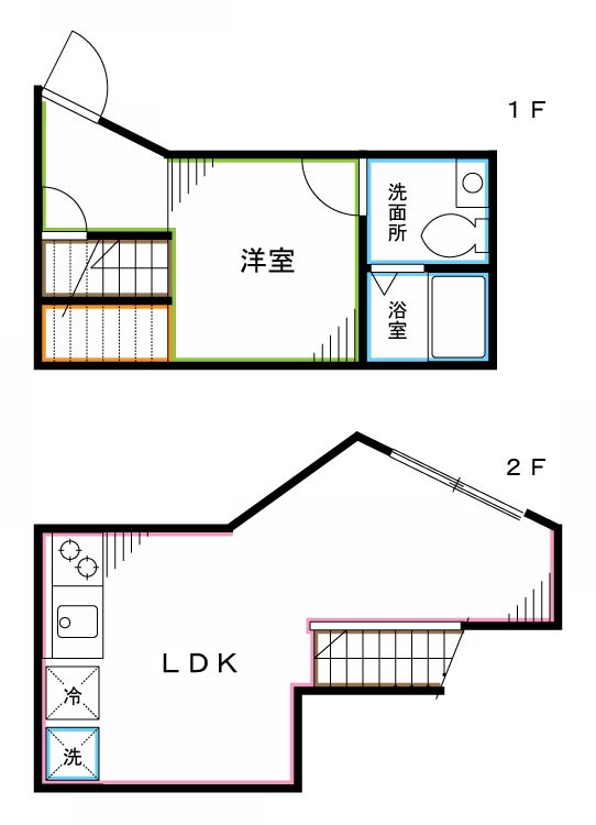 中野薫木荘 間取り