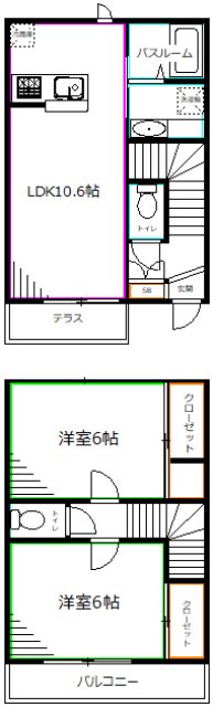 メゾンシティ7号館 間取り