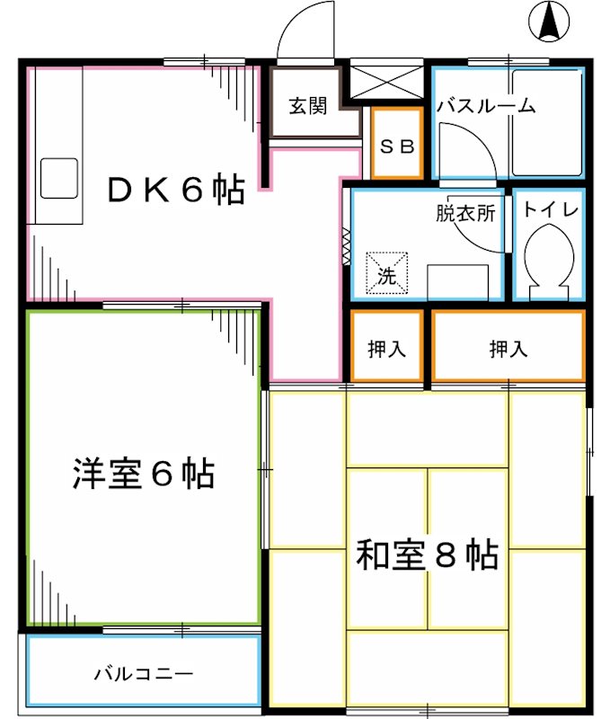 ハイムS.T.Y.Ⅱ 間取り