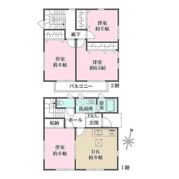 若宮一丁目戸建A棟  間取り