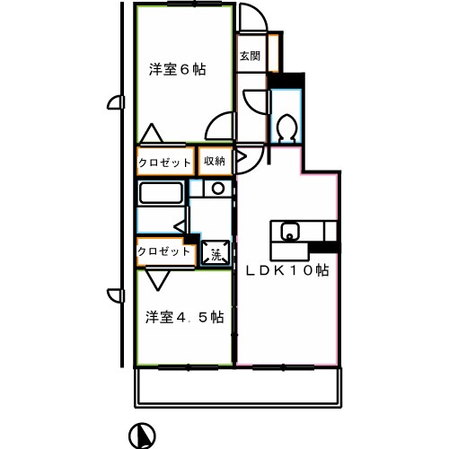 サンピラー 間取り