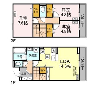 ベルコートⅡ   間取り