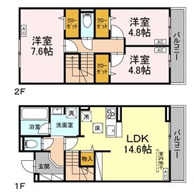 ベルコートⅡ   間取り