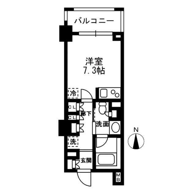 レジディア中落合B棟 間取り