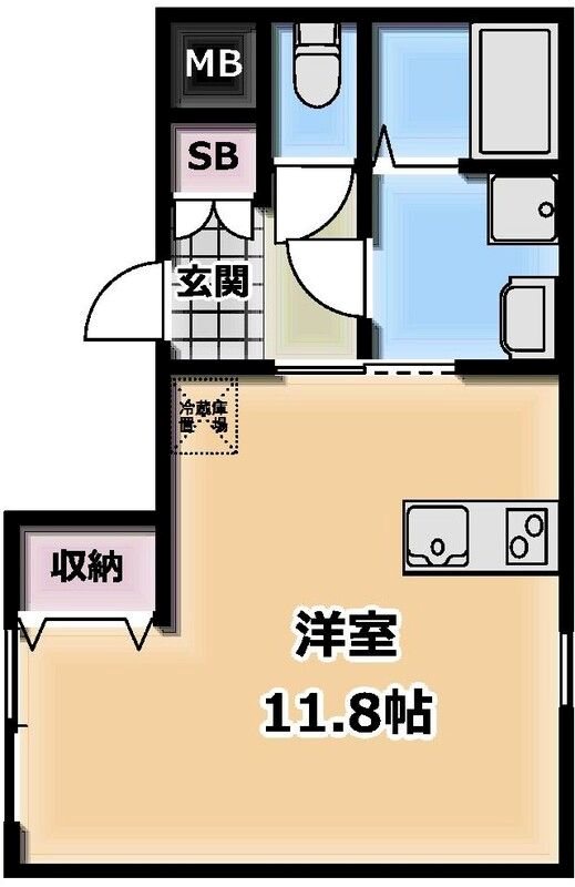 KKハイツ 間取り