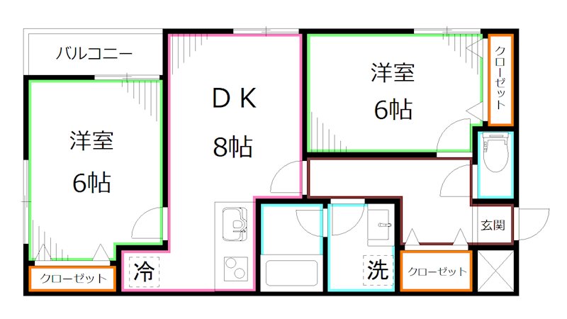 メゾン・ドゥ・住田  間取り